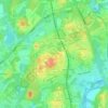 Martinlaakso topographic map, elevation, terrain