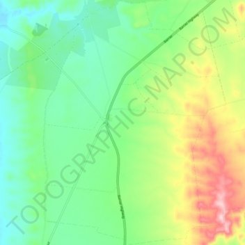 Hanson topographic map, elevation, terrain