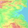 Boergas topographic map, elevation, terrain