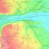 Washingborough topographic map, elevation, terrain