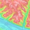 Aleppo Township topographic map, elevation, terrain