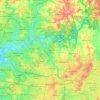 City of Manningham topographic map, elevation, terrain