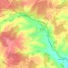 Brigstock topographic map, elevation, terrain