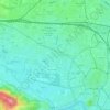 Krowodrza topographic map, elevation, terrain