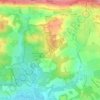 Puttenham topographic map, elevation, terrain