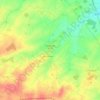 Champigny en Rochereau topographic map, elevation, terrain