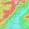 La Petite-Raon topographic map, elevation, terrain