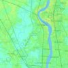 Serampur Uttarpara topographic map, elevation, terrain