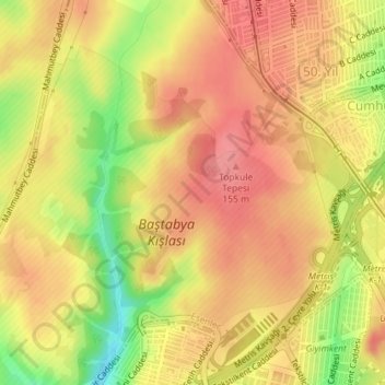 34235 topographic map, elevation, terrain