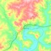 Jugiong topographic map, elevation, terrain
