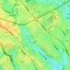 Sengoku 3-chome topographic map, elevation, terrain