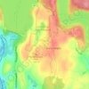 Quarry Lakes topographic map, elevation, terrain