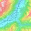 Coire topographic map, elevation, terrain