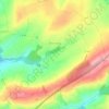 Beuvrigny topographic map, elevation, terrain