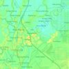 Kayu Agung topographic map, elevation, terrain
