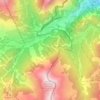 Clavières topographic map, elevation, terrain