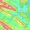 Ustrzyki Dolne topographic map, elevation, terrain