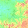 Bedford County topographic map, elevation, terrain