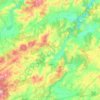 Balya topographic map, elevation, terrain
