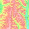 Kolomyichyska rural hromada topographic map, elevation, terrain