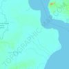 Tulung Selapan topographic map, elevation, terrain