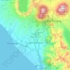 Padang Pariaman topographic map, elevation, terrain