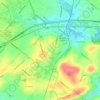 Willow Grove topographic map, elevation, terrain