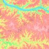 Bracken County topographic map, elevation, terrain