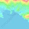 Panagia topographic map, elevation, terrain