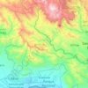 Estebanía topographic map, elevation, terrain