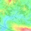 Boarhunt topographic map, elevation, terrain