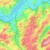 Herbede topographic map, elevation, terrain