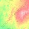 Kidal topographic map, elevation, terrain