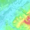 Skalica topographic map, elevation, terrain