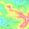 Tassese topographic map, elevation, terrain