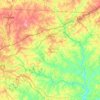 Cherokee County topographic map, elevation, terrain