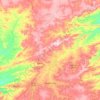 Campos Sales topographic map, elevation, terrain