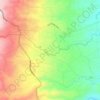 Ntima East ward topographic map, elevation, terrain