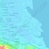 Jabon topographic map, elevation, terrain