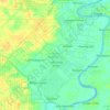 Kecamatan Bunga Raya topographic map, elevation, terrain