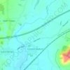 Christian Malford topographic map, elevation, terrain