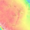 Provinz Riad topographic map, elevation, terrain