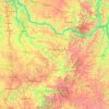 Licking River topographic map, elevation, terrain