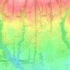 Pejeng topographic map, elevation, terrain