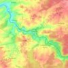 Esternay topographic map, elevation, terrain