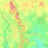 Pallas-Yllästunturin kansallispuisto topographic map, elevation, terrain