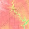 Webster County topographic map, elevation, terrain