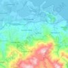 Río Grande topographic map, elevation, terrain