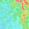 Hulu Langat topographic map, elevation, terrain