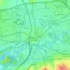 Warrington topographic map, elevation, terrain